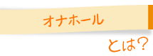 オナホールとは？