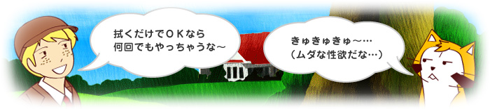 洗い不要の場合