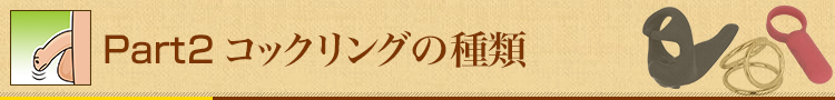 Part2 コックリングの種類