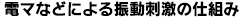 電マなどによる振動刺激の仕組み