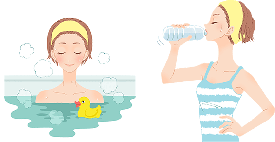 水分不足と冷えはＮＧ