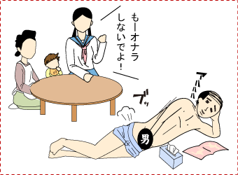 横寝型オナニー