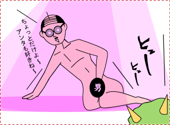 斜め座り型オナニー