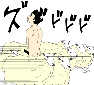 ファー素材オナニー