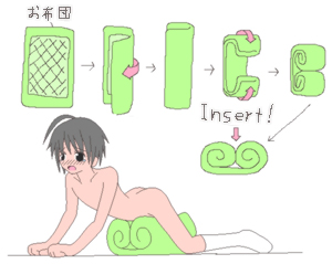お布団くるくるInsert 