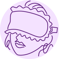 目隠しのイラスト