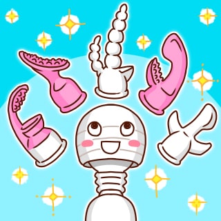 付け替えるだけで電マが仰天チェンジ！